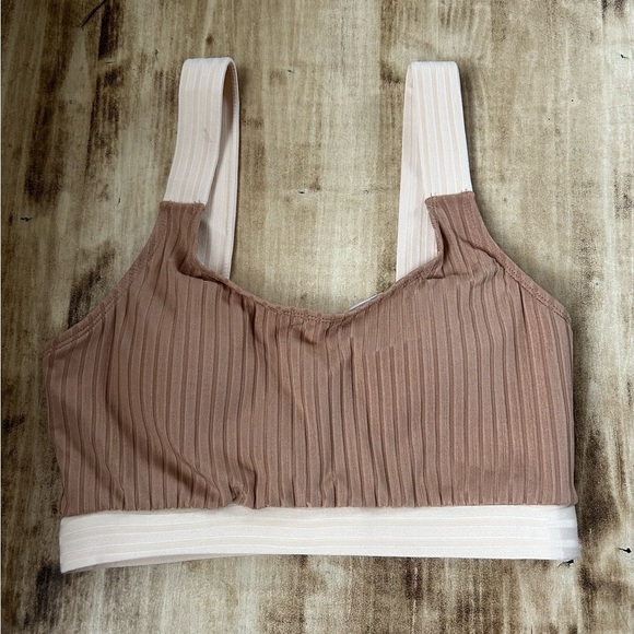 SHEIN Two Tone Ribbed Bikini NWT - Picture 3 of 9